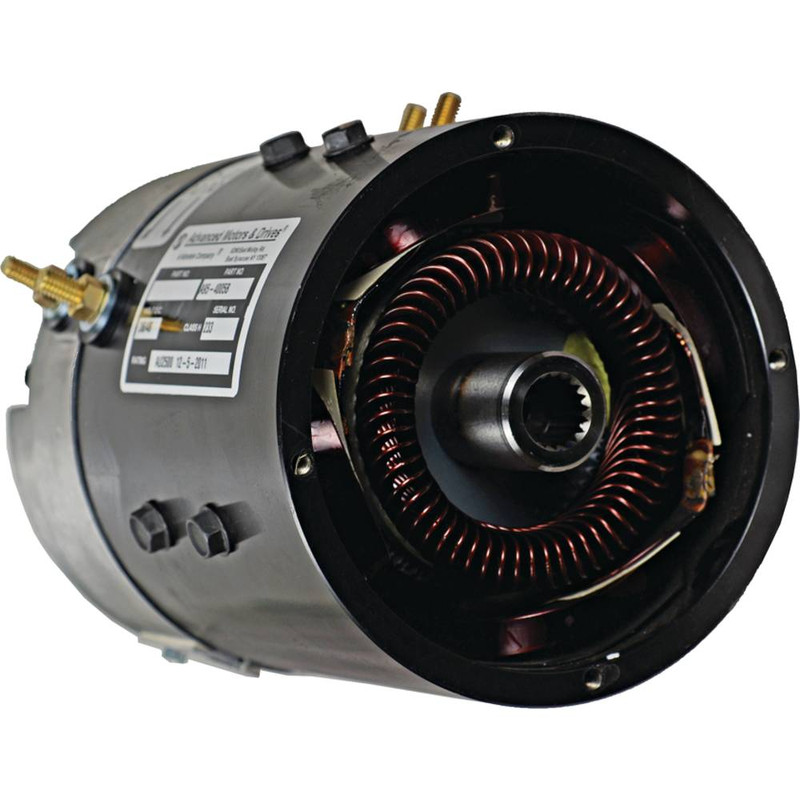 A95-4005BMX 36/48V DC Motor – 2.47 HP, 2800 RPM, Reversible, 19 Spline Shaft – Replaces A95-4005